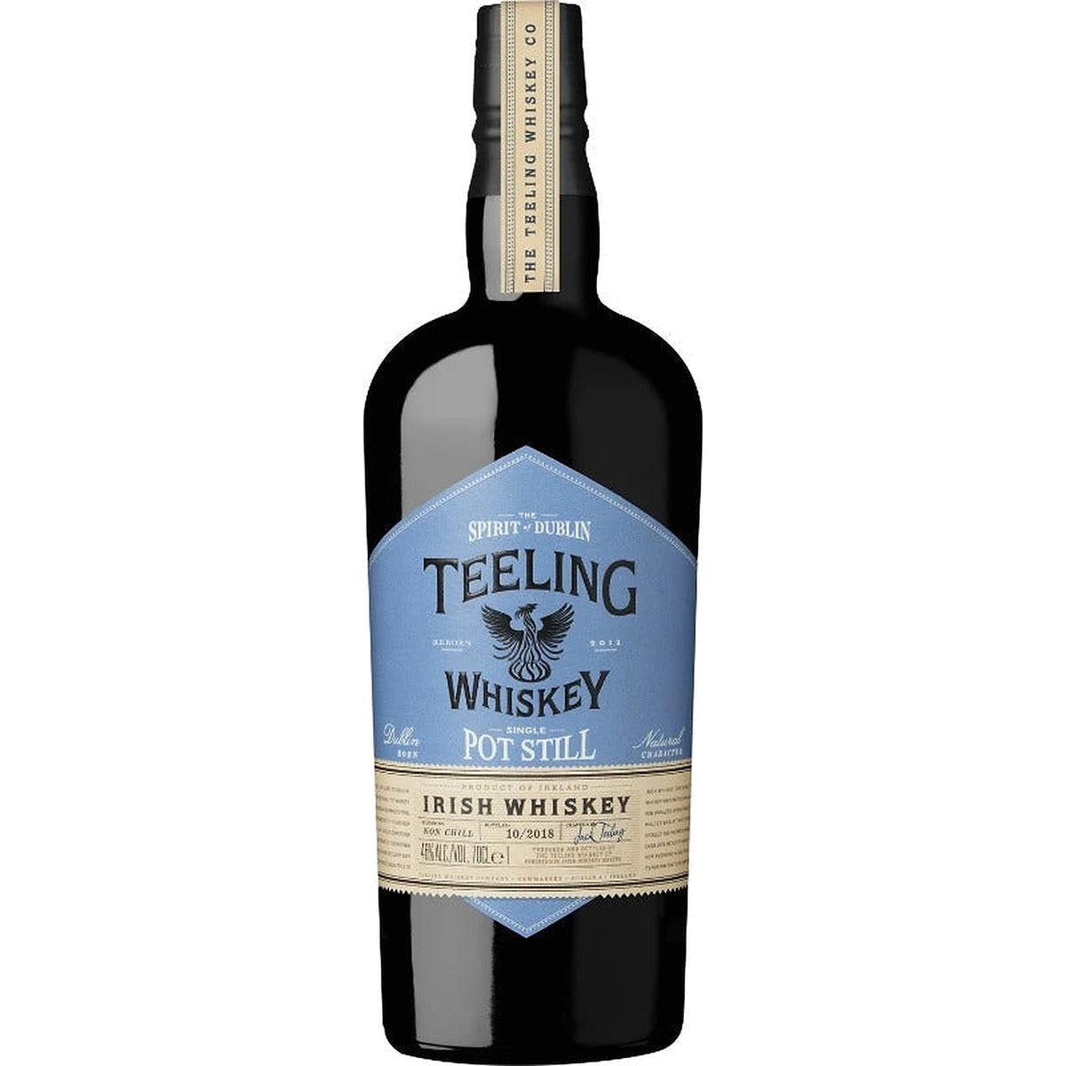 Bouteille de whiskey irlandais Teeling Single Pot Still, 70 cl